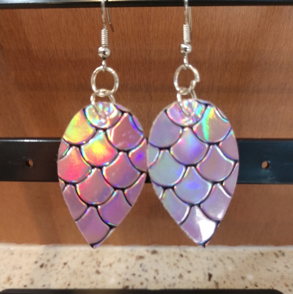 Handmade Mermaid Inspired Earrings